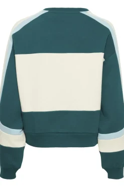 Best The Jogg Concept Trui Jcsage Block Sweat Deep Teal