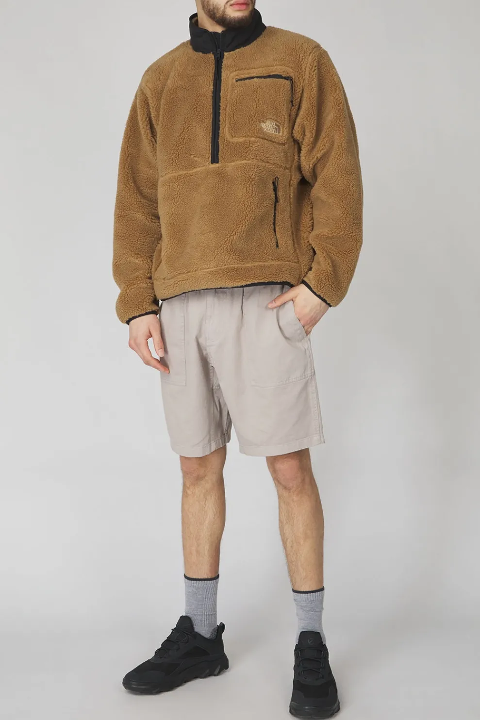 Best The North Face Cardigan Extreme Pile Pullover Tnf Black/Utility Brown