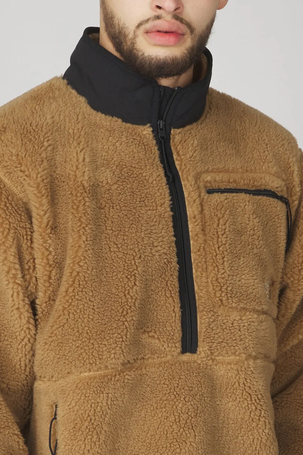 Best The North Face Cardigan Extreme Pile Pullover Tnf Black/Utility Brown