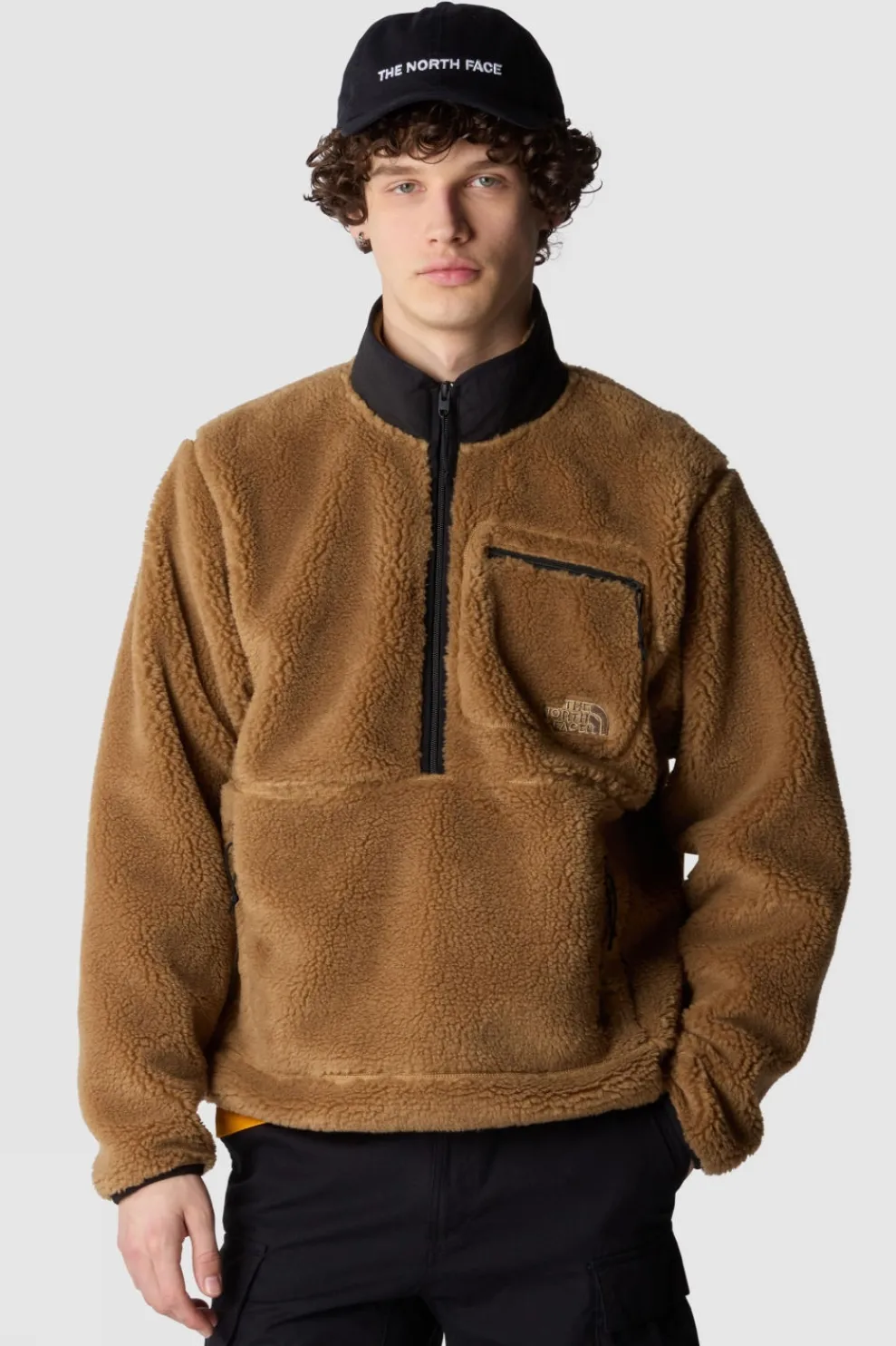 Best The North Face Cardigan Extreme Pile Pullover Tnf Black/Utility Brown