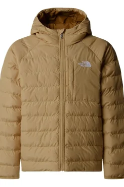 Clearance The North Face Donsjas B Reversible Perrito Hooded Jacket Khaki Stone