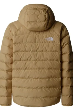 Clearance The North Face Donsjas B Reversible Perrito Hooded Jacket Khaki Stone