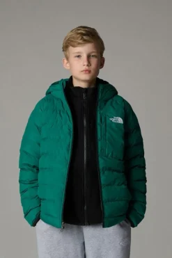 Best The North Face Donsjas B Reversible Perrito Hooded Jacket Evergreen