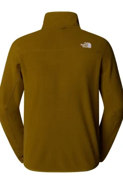 Outlet The North Face Fleece 100 Glacier Full Zip Moss Green