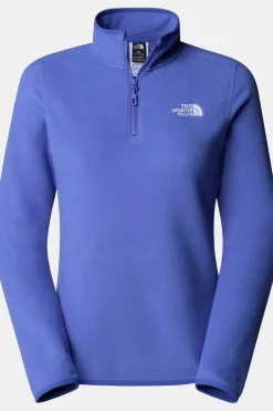 Fashion The North Face Fleece 100 Glacier 1/4 Zip - Eu Indigo Plum