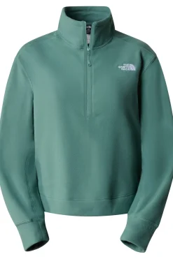 Outlet The North Face Fleece 100 Glacier Half Zip Dark Sage