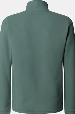 Online The North Face Fleece Teen Glacier 1/4 Zip Pullover dark green