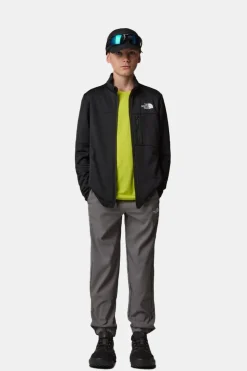 Outlet The North Face Fleece Teen Hike Midlayer Fz black