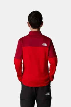 Best The North Face Fleece Teen Hike Midlayer Fz red/dark red