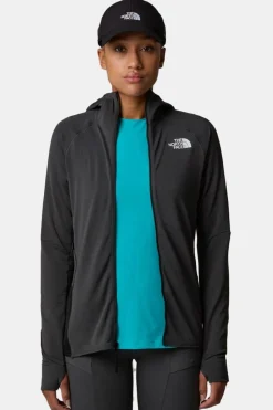 Fashion The North Face Fleece W Bolt Polartec Hoodie dark grey/black