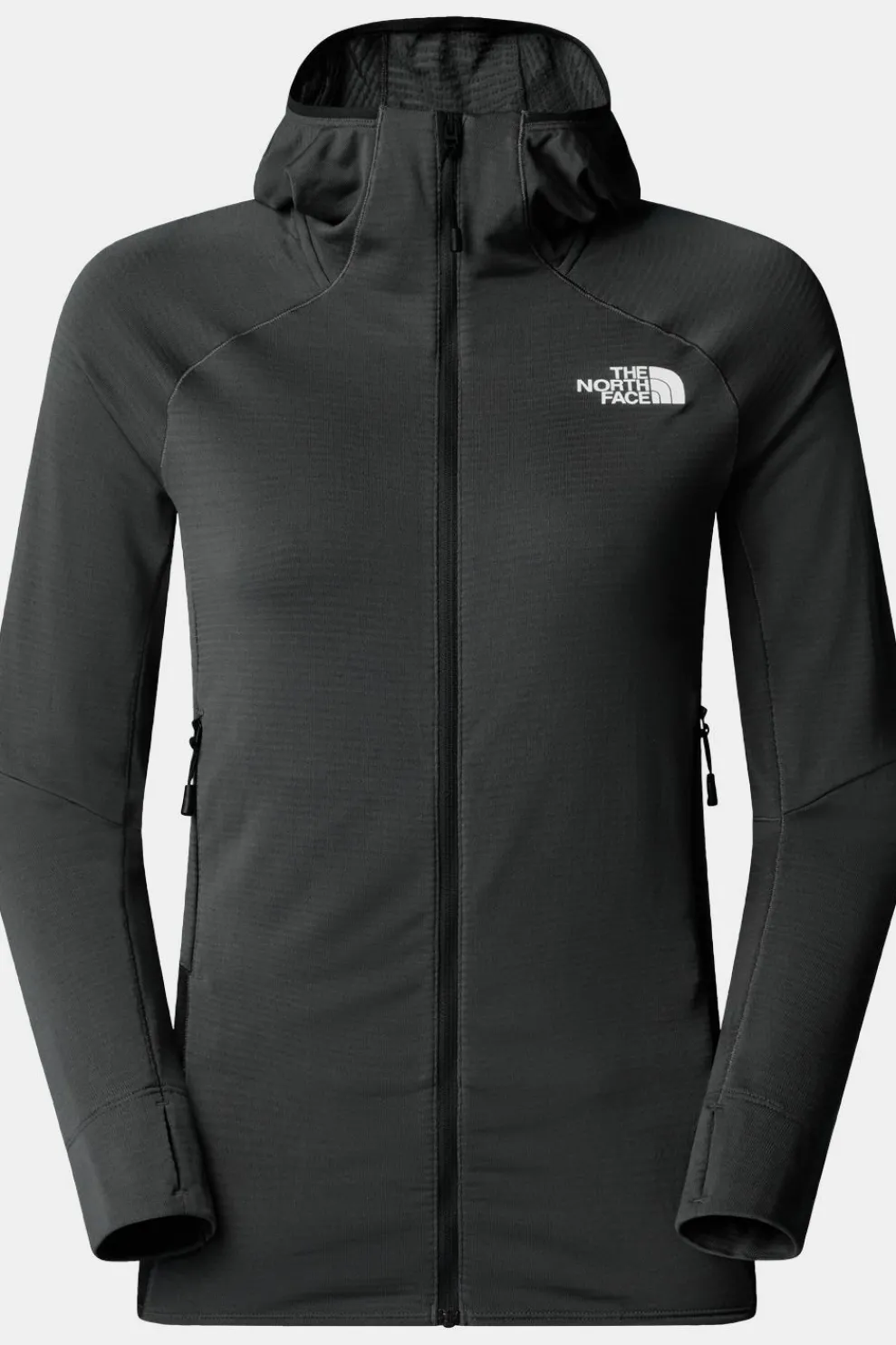 Fashion The North Face Fleece W Bolt Polartec Hoodie dark grey/black