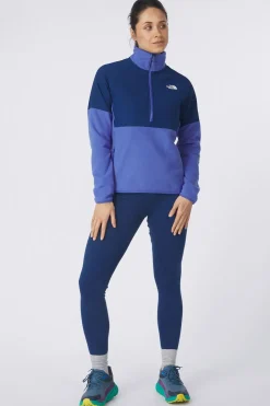 Best The North Face Fleece W Glacier Heavyweight 1/2 Zip Jacket Indigo Plum/Estate Blue