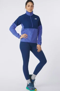 Best The North Face Fleece W Glacier Heavyweight 1/2 Zip Jacket Indigo Plum/Estate Blue