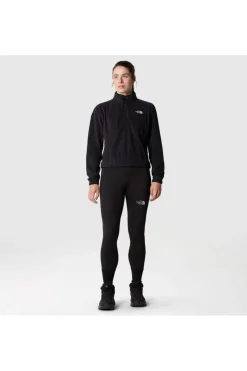 New The North Face Fleece W Homesafe Snap Neck Pullover Tnf Black-Tnf Black