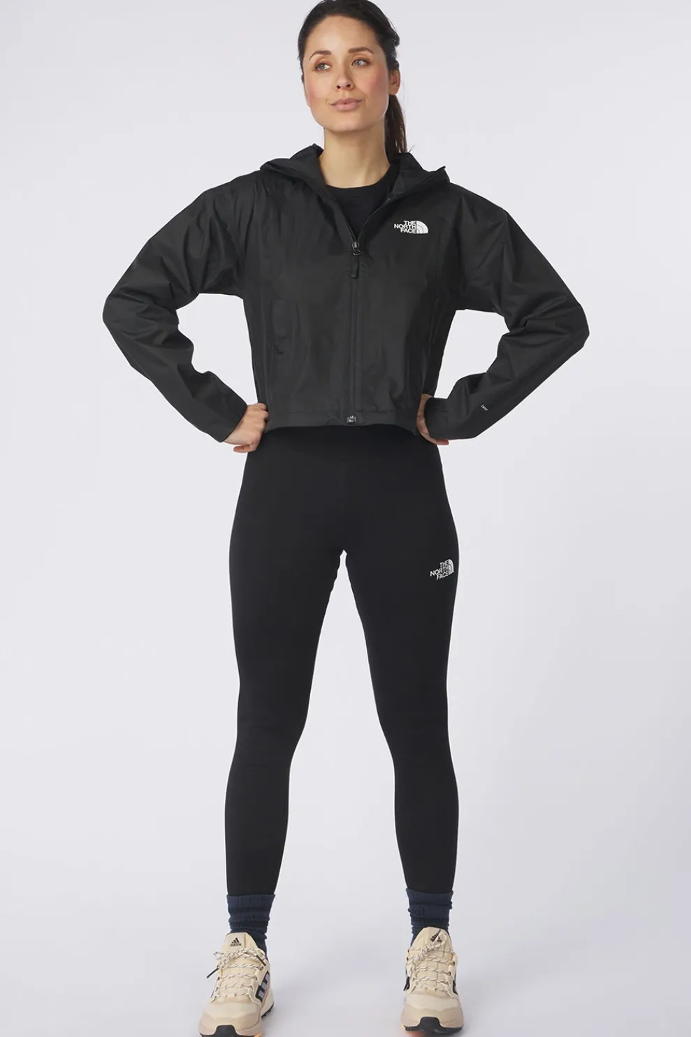 Sale The North Face Jas Cropped Quest TNF BLACK