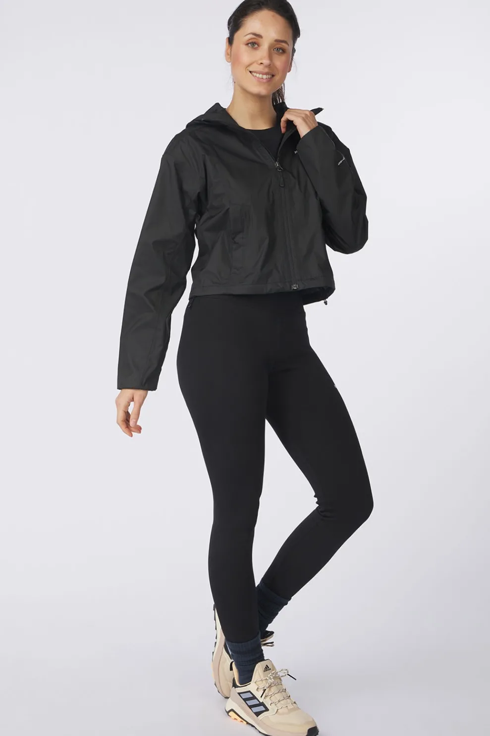 Sale The North Face Jas Cropped Quest TNF BLACK