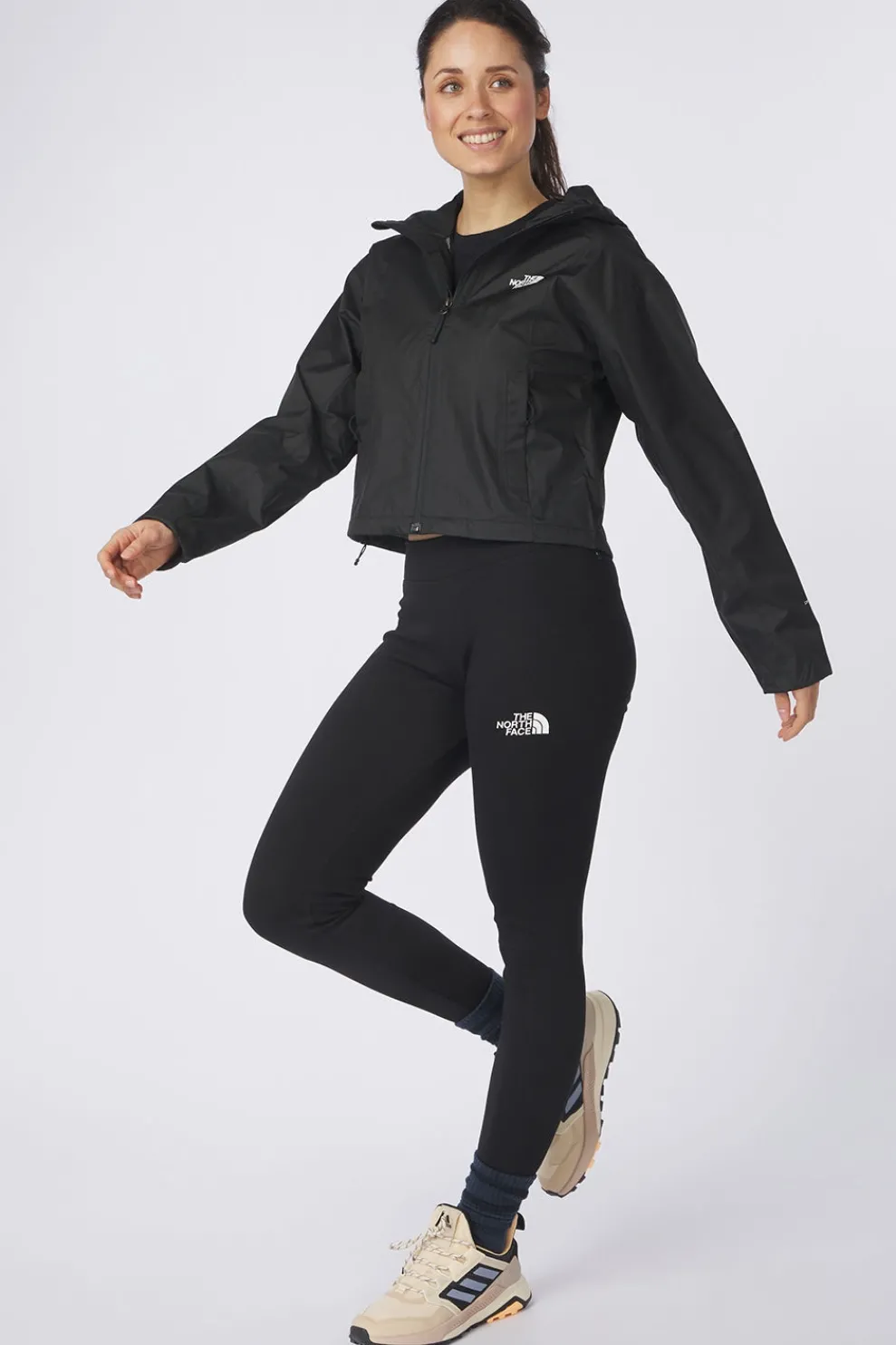Sale The North Face Jas Cropped Quest TNF BLACK