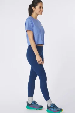 New The North Face Legging W Simple Dome Legging Estate Blue