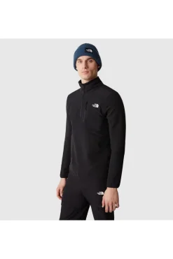Best The North Face M Glacier Pro 1/4 Zip TNF BLACK/TNF BLACK