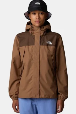 Outlet The North Face Regenjas W Antora Rain Jacket - Refit mid brown/dark brown