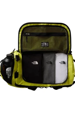 Sale The North Face Reistas Base Camp Duffel M 71L Sulphur Spring Green-Tnf Black