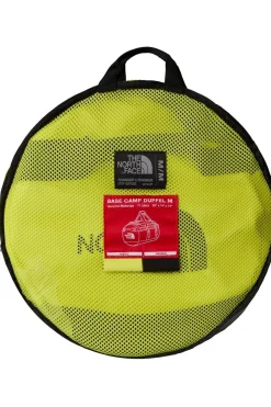Sale The North Face Reistas Base Camp Duffel M 71L Sulphur Spring Green-Tnf Black