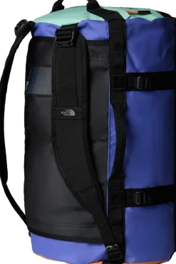 Sale The North Face Reistas Base Camp Duffel S 50L Indigo Plum-Bright Foam-Papaya