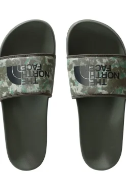 Online The North Face Slipper M Base Camp Slide III Military Olive Stippled Camo Print/Tnf Black
