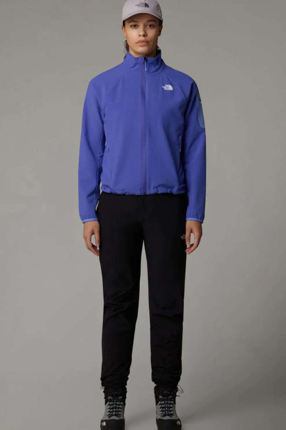 Sale The North Face Softshell Jas W Tek Approach Jacket Indigo Plum