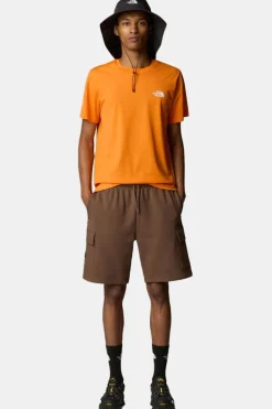 Best The North Face T-Shirt Simple Dome Tee orange
