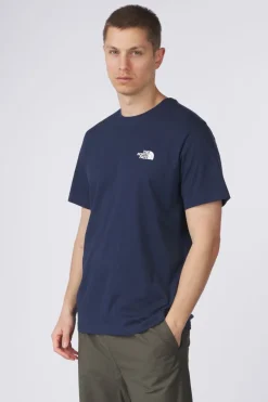 Hot The North Face T-Shirt Simple Dome Tee Summit Navy