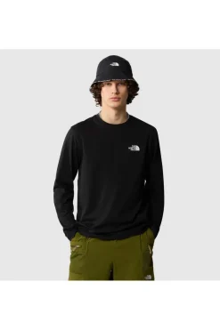 Outlet The North Face T-Shirt Simple Dome Ls Tee Tnf Black
