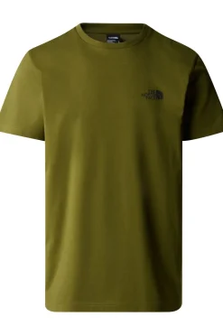 Outlet The North Face T-Shirt Simple Dome Tee Forest Olive