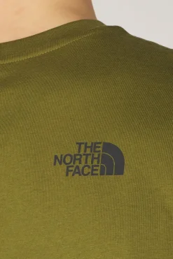 Outlet The North Face T-Shirt Simple Dome Tee Forest Olive