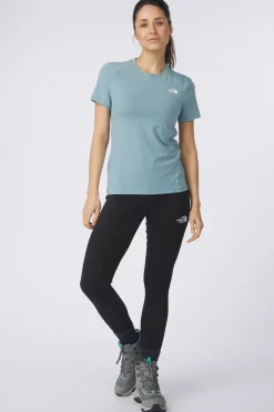 Fashion The North Face T-Shirt W Lightning Alpine S/S Shallow Blue