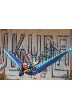 Clearance Ticket To The Moon Hangmat King Size dark blue/light blue