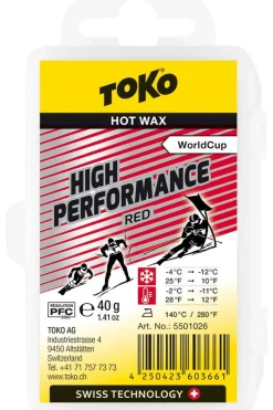 Outlet Toko Onderhoud Performance Hot Wax Red 40g No colour / Transparent