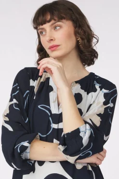 Best Tom Tailor Blouse 1045240 Navy Blue