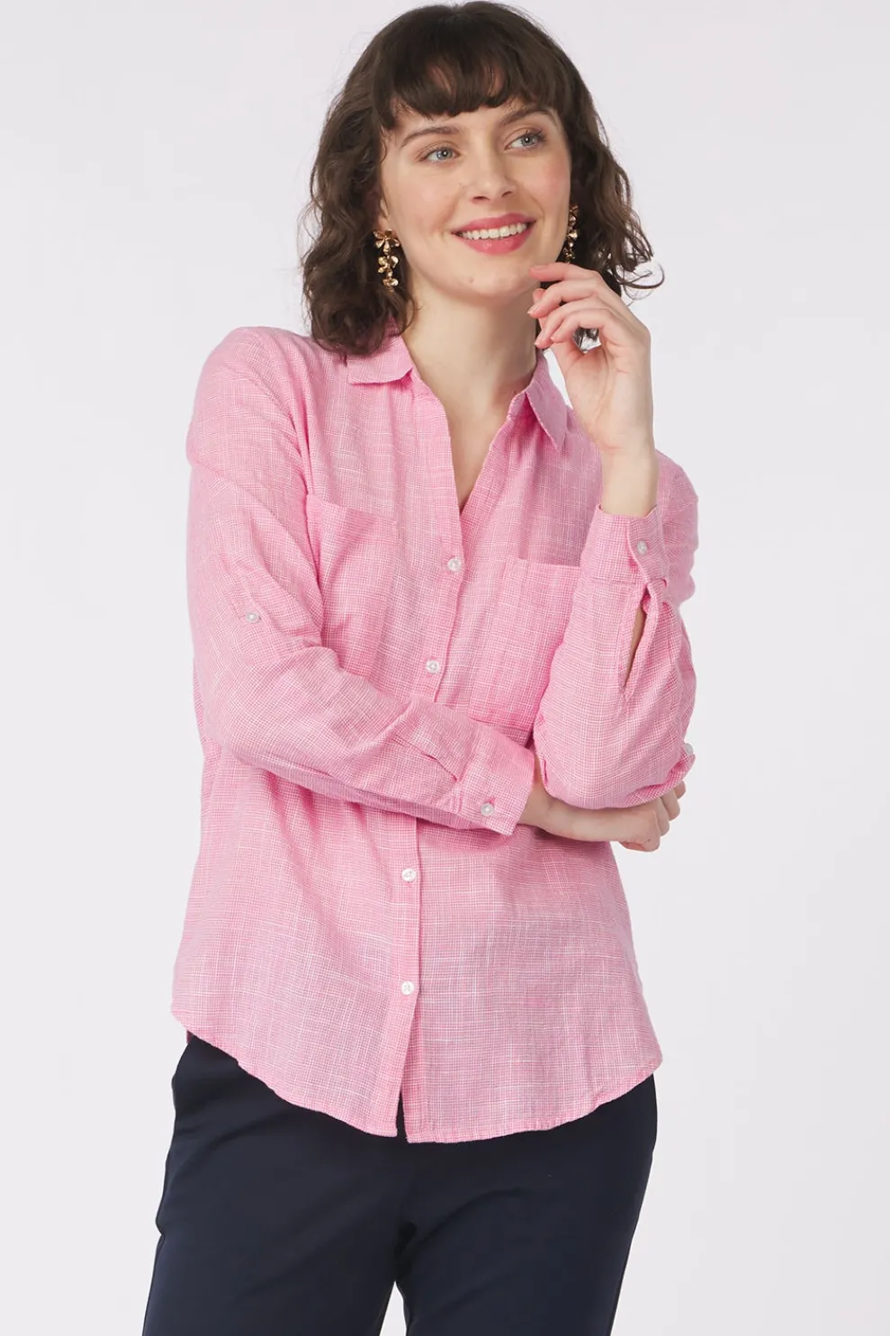 Discount Tom Tailor Hemd With Slub Structure Navy Blue