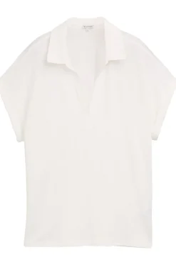 Best Tom Tailor Polo T-Shirt Polo Fabric Mix Whisper White