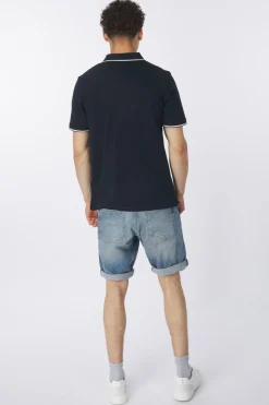 Discount Tom Tailor Short 1040176 Used Light Stone Blue Denim