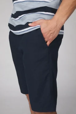 Discount Tom Tailor Short 1040229 White Multicolor Leaf Design