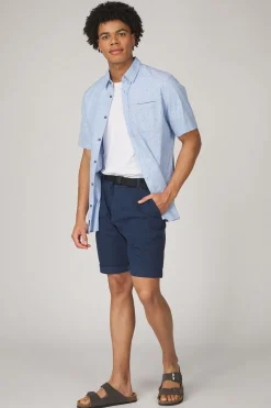 Fashion Tom Tailor Short 1040248 Navy Mini Houndstooth