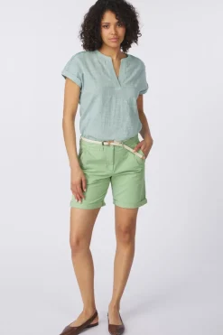 Discount Tom Tailor Short Chino Bermuda Faded Green