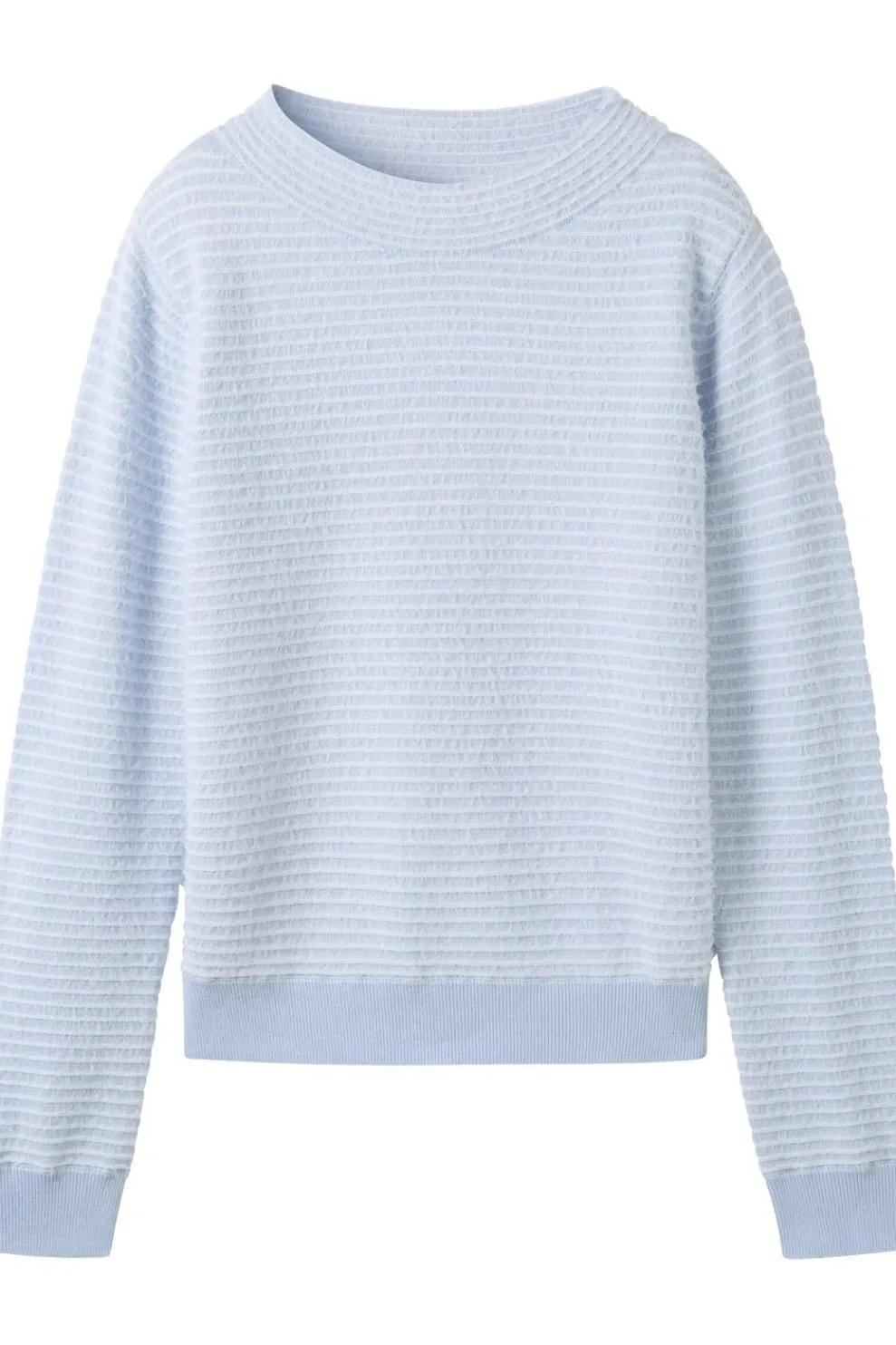 Trui Knit Feather Yarn Pullover-Tom Tailor Online