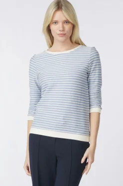Trui Stripe Jacquard Sweatshirt-Tom Tailor Outlet
