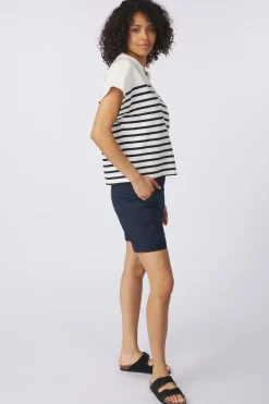 Best Tom Tailor Trui Sweatshirt Striped Polo Navy Blue