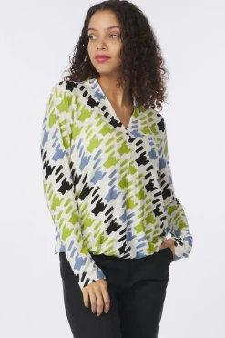 T-Shirt T-Shirt V-Neck Alloverprinted-Tom Tailor Discount