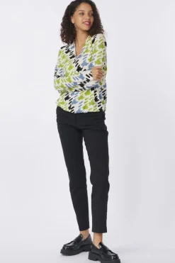 T-Shirt T-Shirt V-Neck Alloverprinted-Tom Tailor Discount