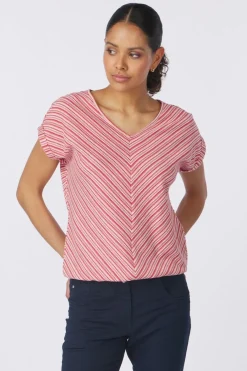 T-Shirt T-Shirt Jaquard-Tom Tailor Online